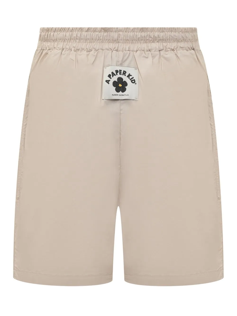 A PAPER KID Cotton Poplin Short Pants with Darts.