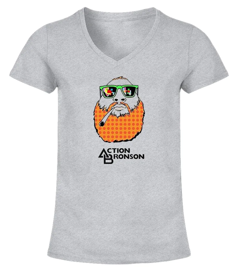 Action Bronson Merch Camiseta cuello pico Mujer