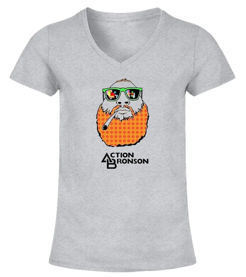Action Bronson Merch Camiseta cuello pico Mujer