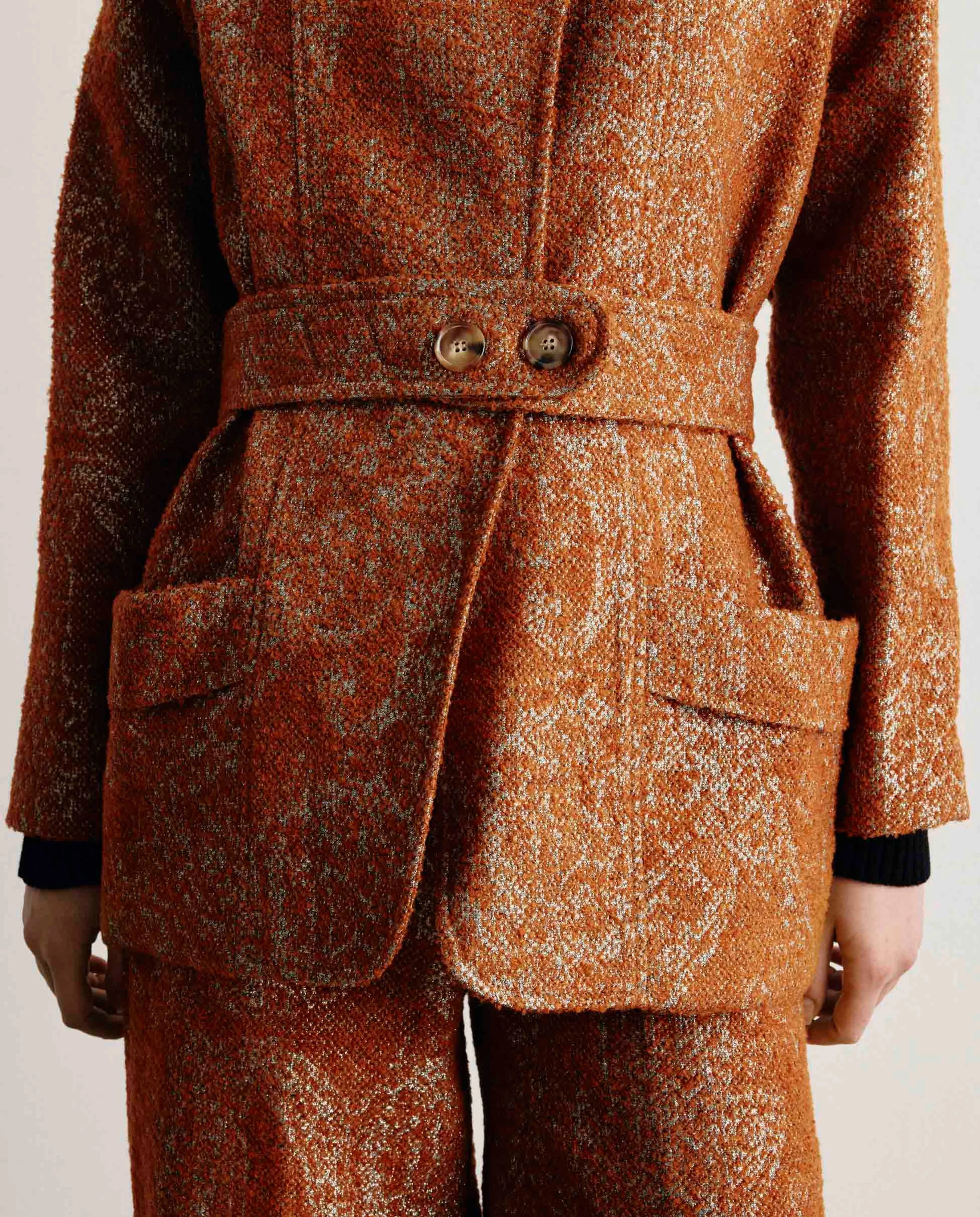 AURORA | Chaquetón tejido italiano