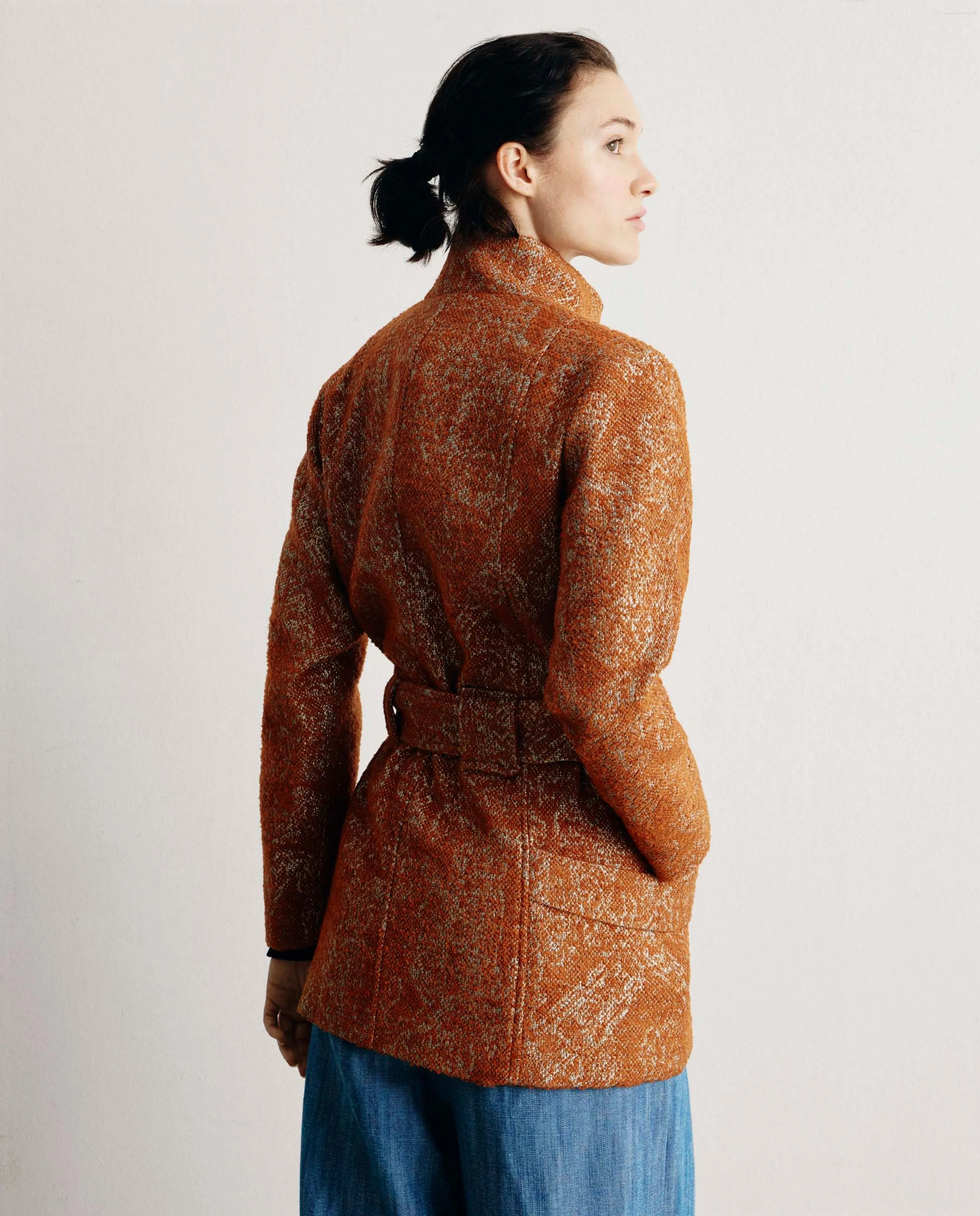 AURORA | Chaquetón tejido italiano