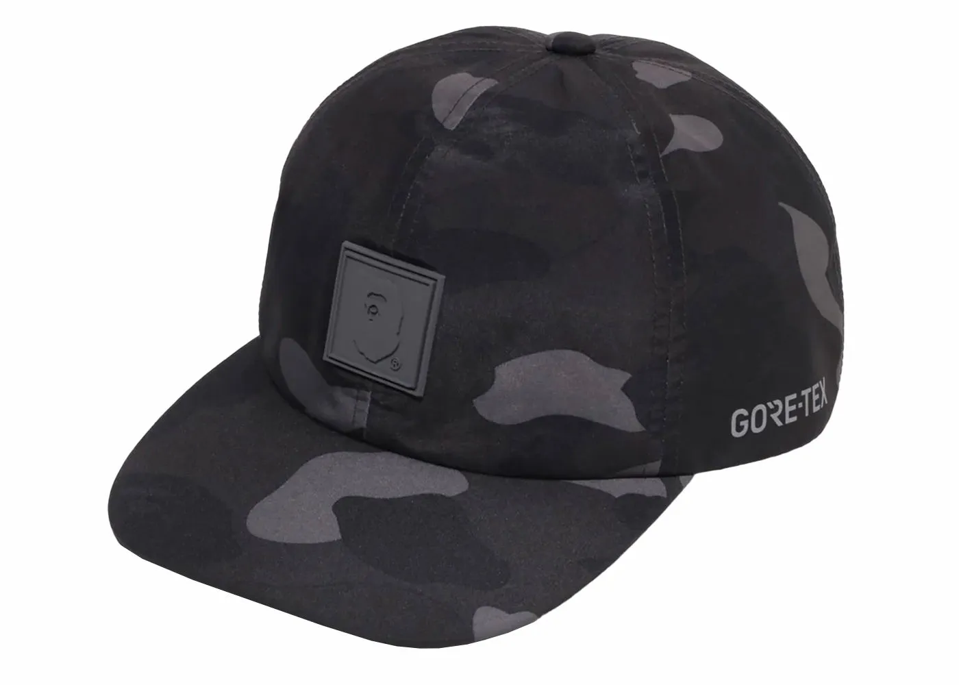 BAPE BAPE GORETEX COLOR CAMO PANEL CAP BLACK