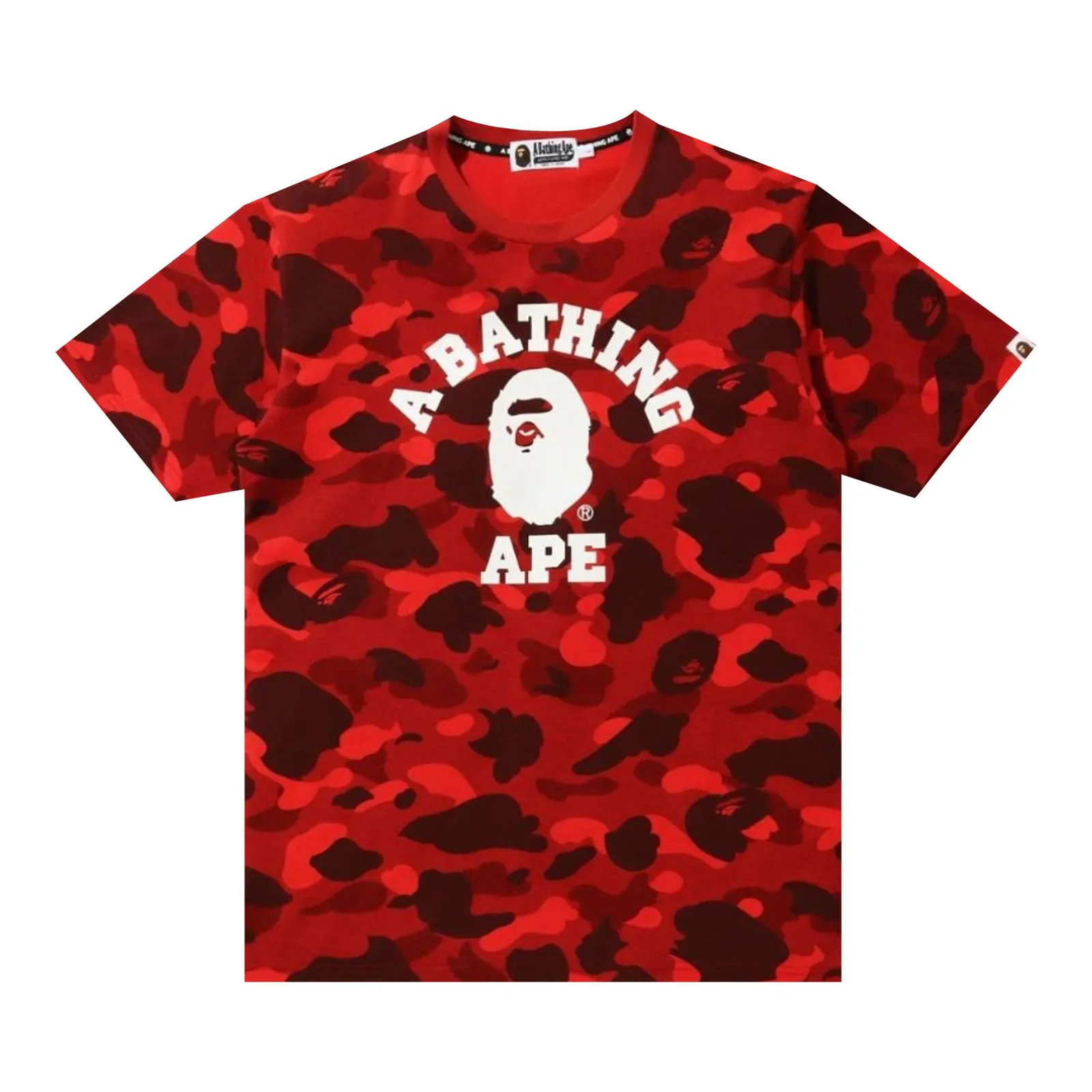 BAPE Color Camo College Tee