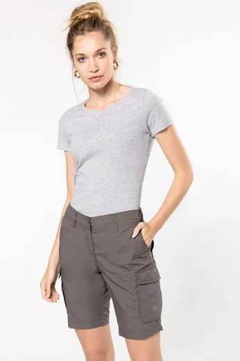 Bermuda ligera multibolsillos para mujer