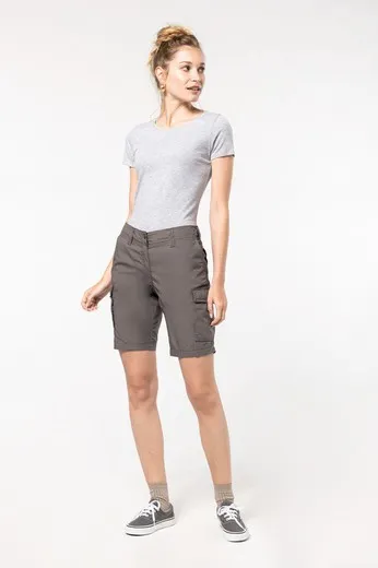 Bermuda ligera multibolsillos para mujer