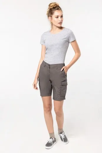Bermuda ligera multibolsillos para mujer