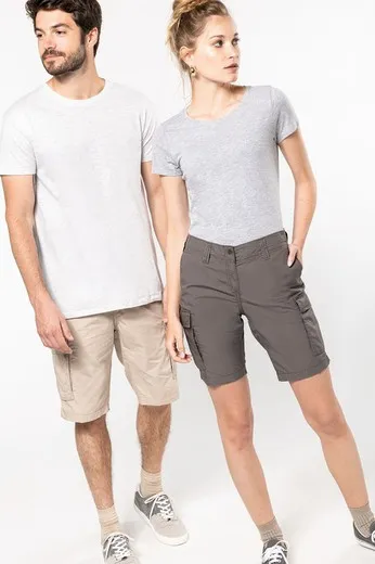 Bermuda ligera multibolsillos para mujer