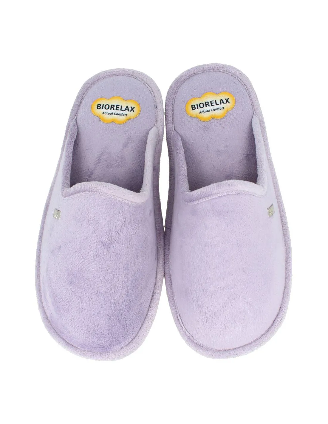 BIORELAX  ZAPATILLA CASA MUJER LOGO LILA