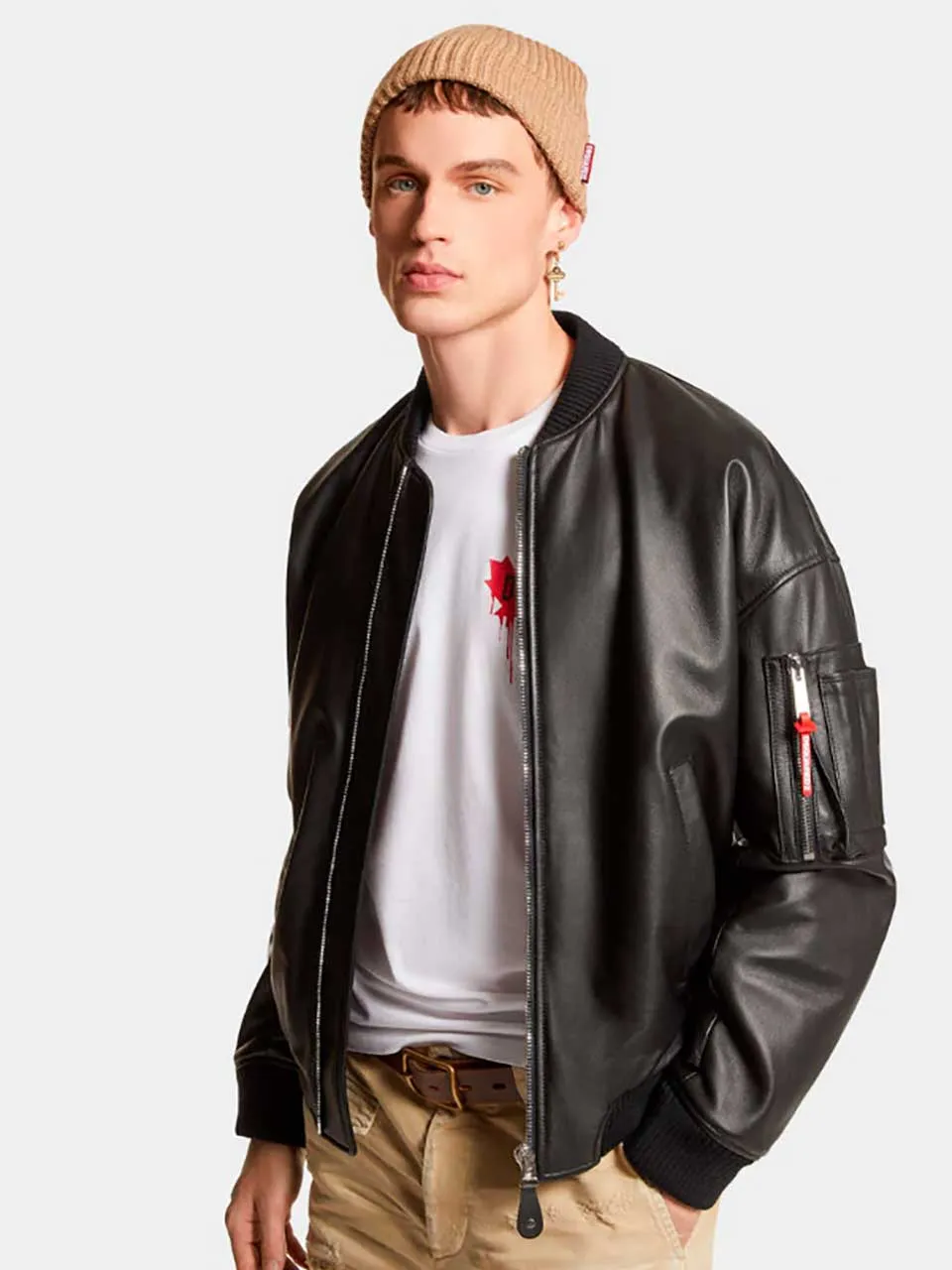 Bomber Piel Oversize