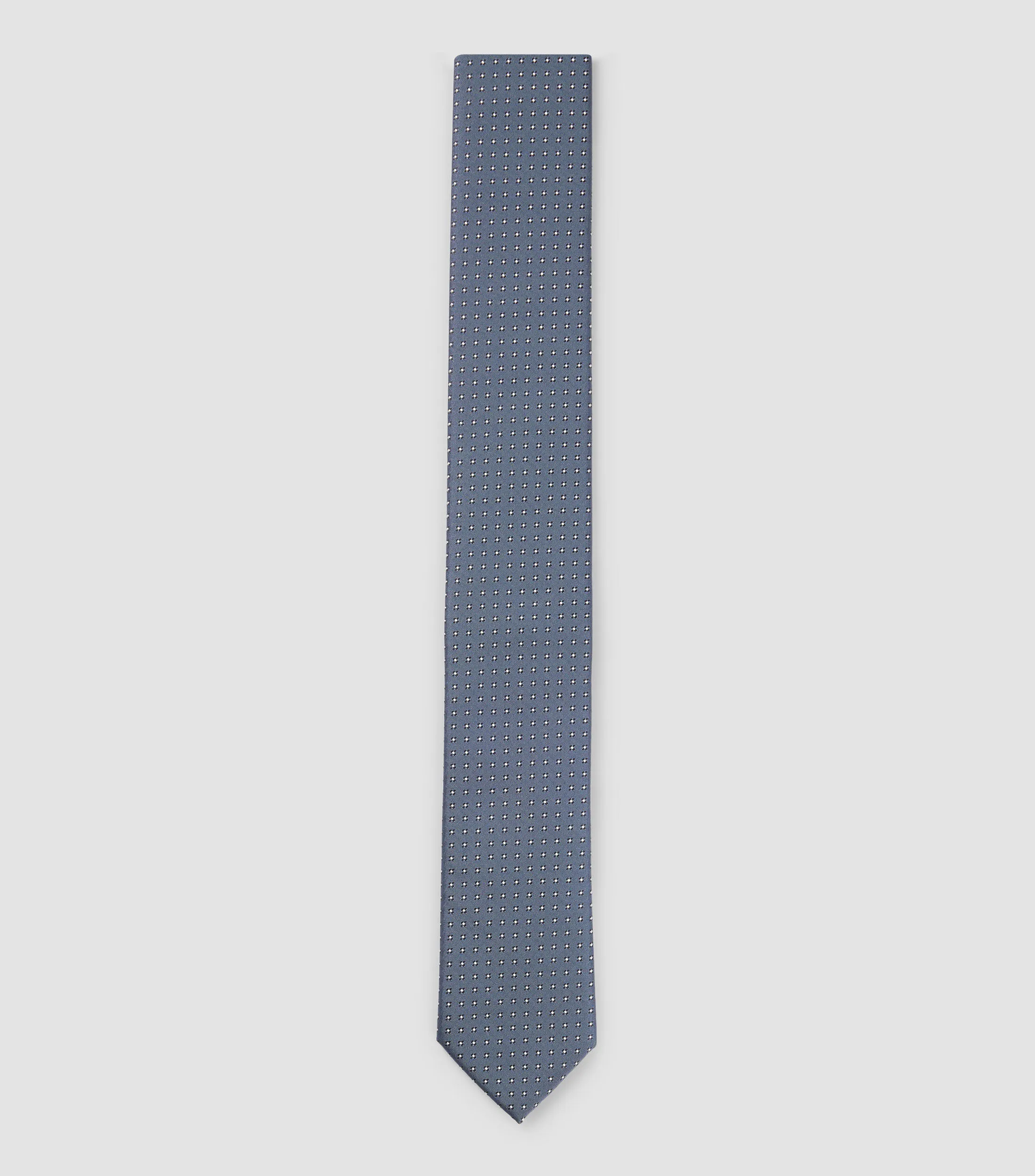 Boss Corbata de mezcla de seda con dibujo tejido en jacquard Hombre