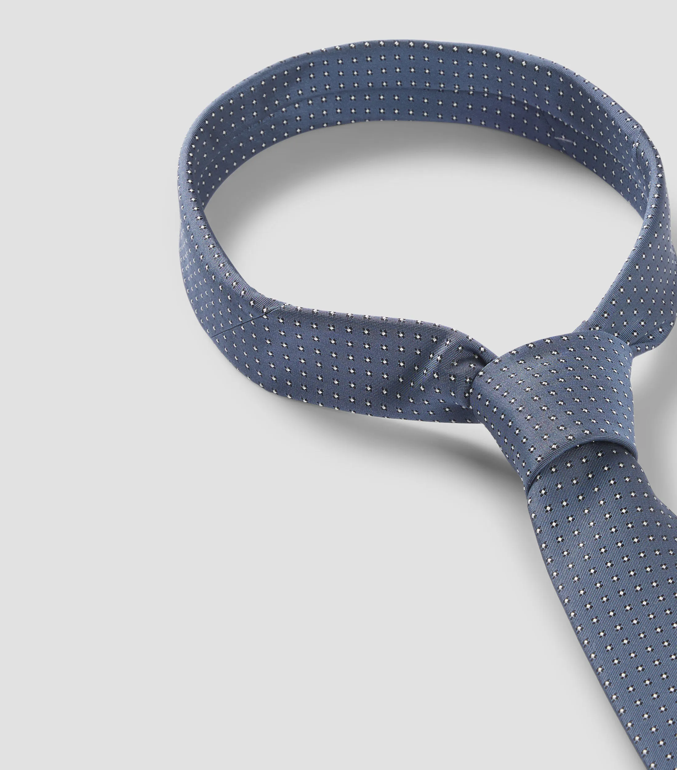 Boss Corbata de mezcla de seda con dibujo tejido en jacquard Hombre