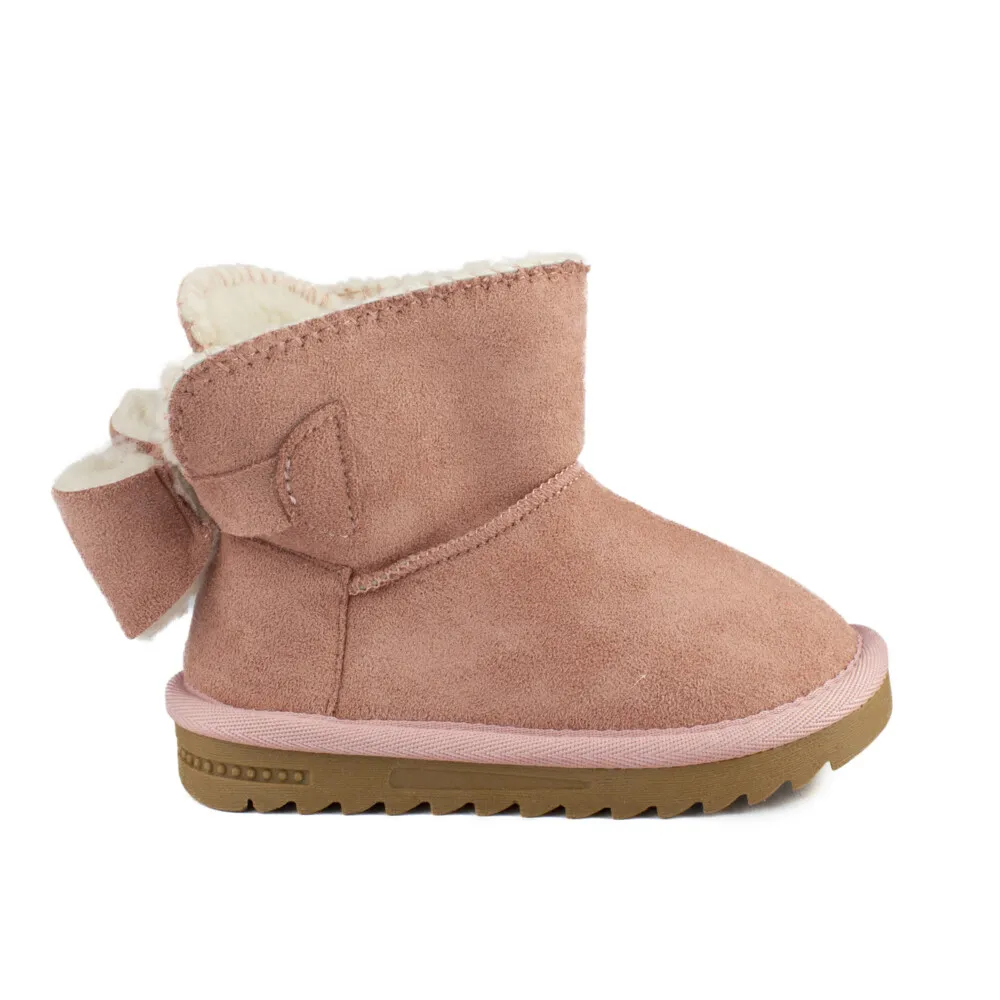 Botas Australianas Niña Rosas Borrego