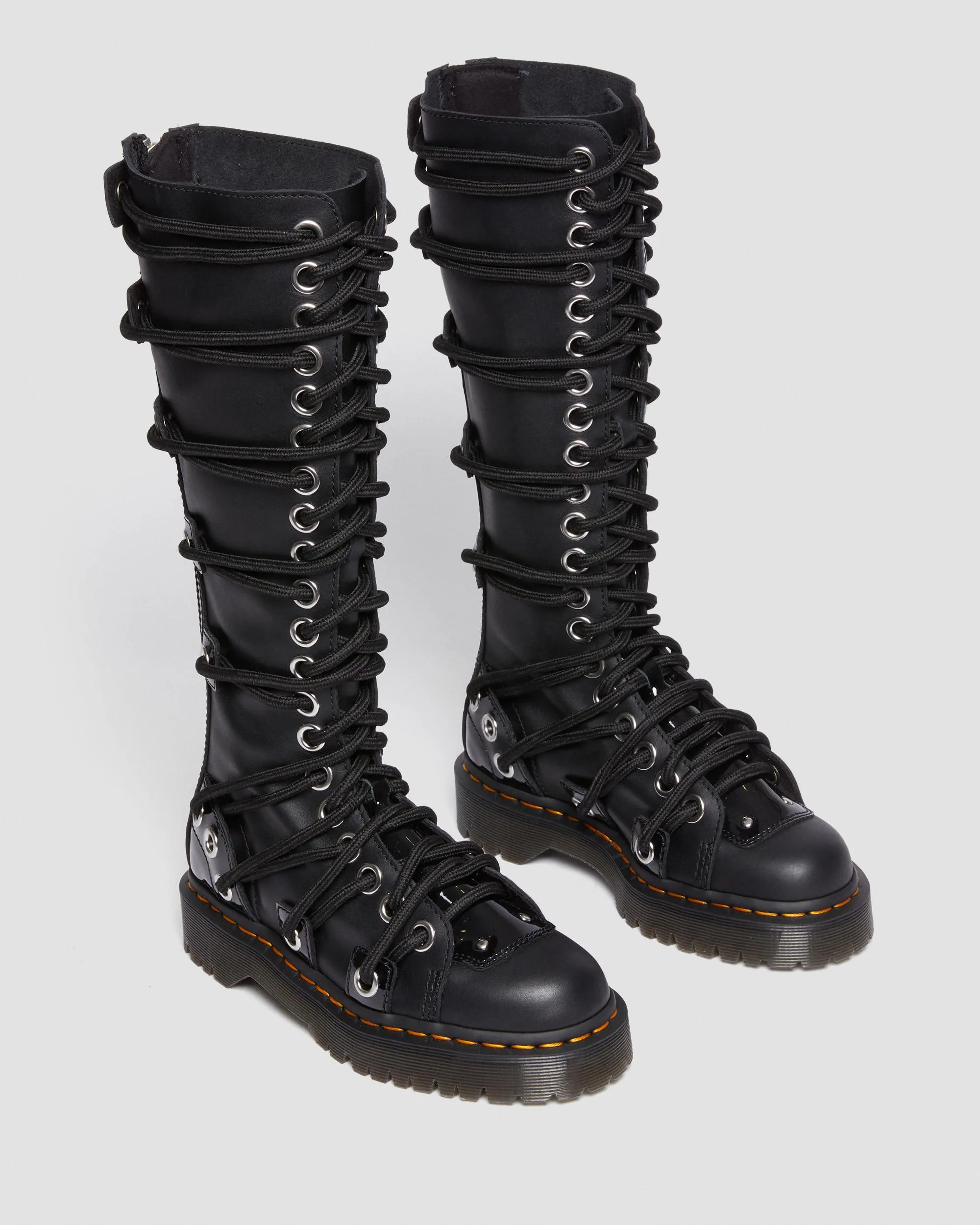 Botas de media caña Daria 1B60 Bex de piel