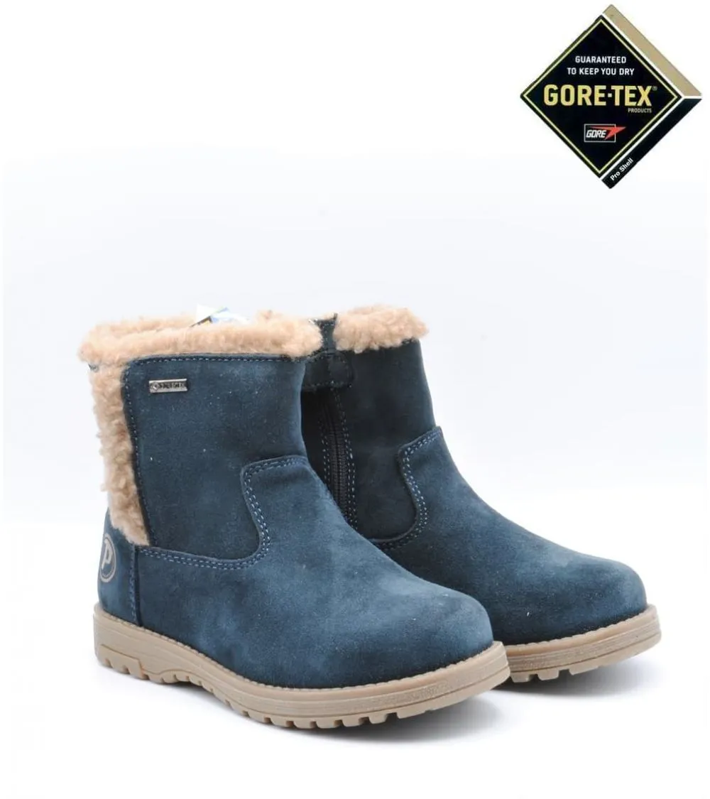 BOTAS NIÑA GORETEX PRIMIGI MARINO BORREGUILLO