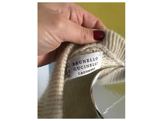 Brunello Cucinelli Prendas de punto Crudo 