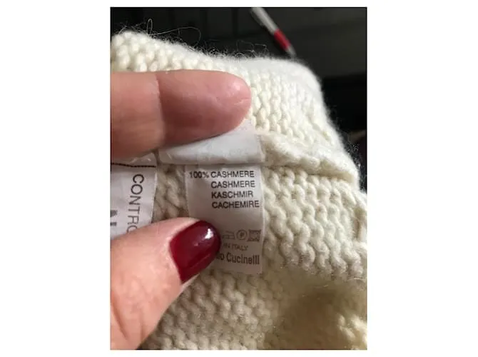 Brunello Cucinelli Prendas de punto Crudo 