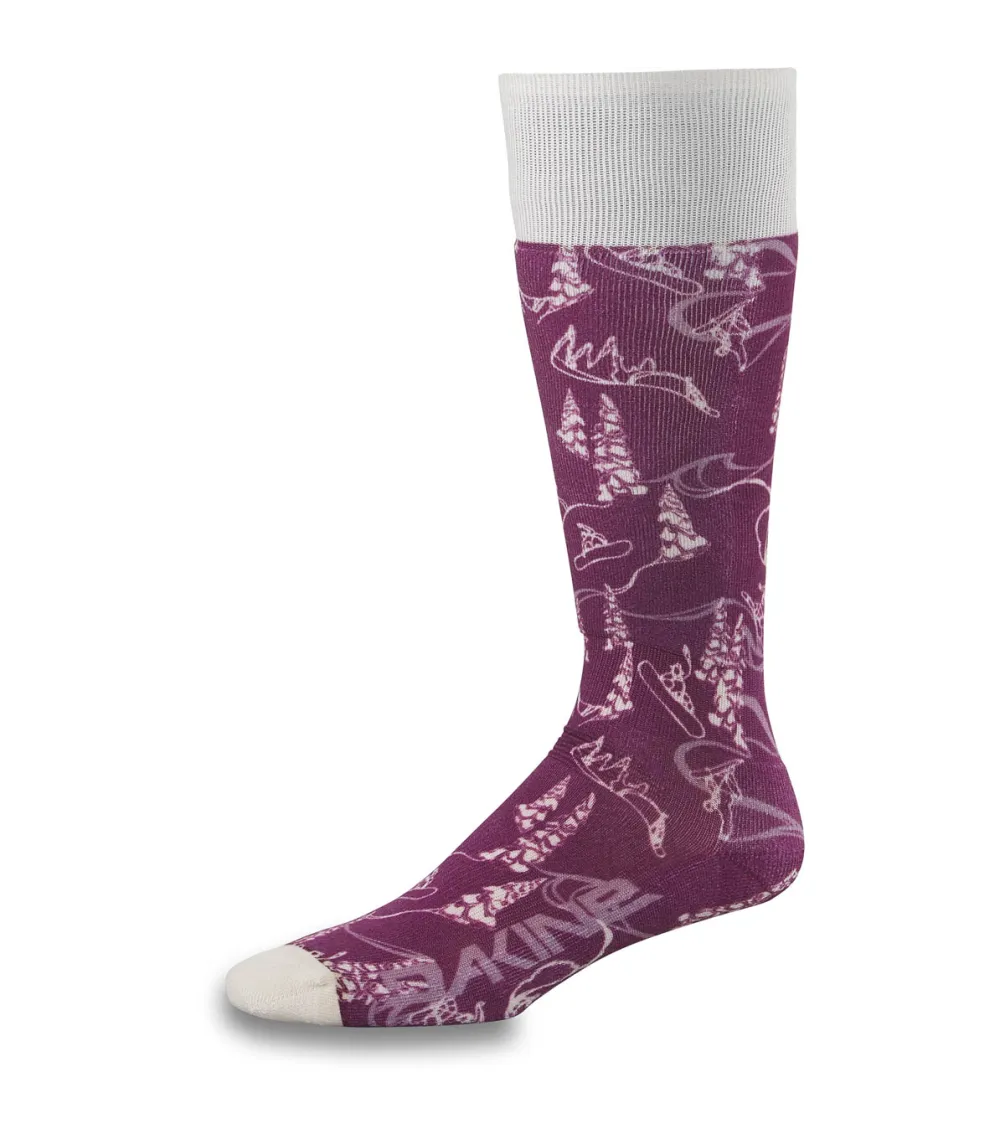 CALCETíN DAKINE WOMEN S FREERIDE SOCK  B4BC GRAPEVINE