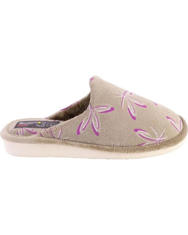Calzado de casa OTRAS MARCAS  de Mujer VARIOS 3530 ZAPATILLAS DE CASA DE MUJER  BEIGE
