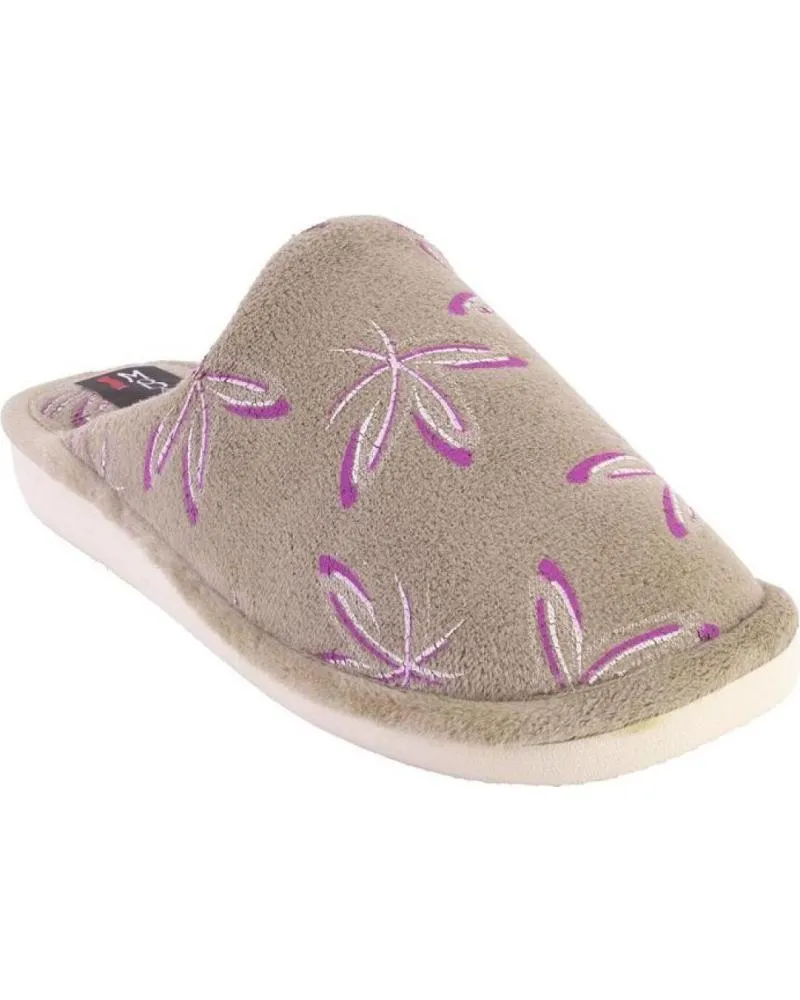 Calzado de casa OTRAS MARCAS  de Mujer VARIOS 3530 ZAPATILLAS DE CASA DE MUJER  BEIGE