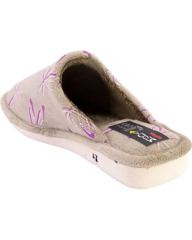 Calzado de casa OTRAS MARCAS  de Mujer VARIOS 3530 ZAPATILLAS DE CASA DE MUJER  BEIGE