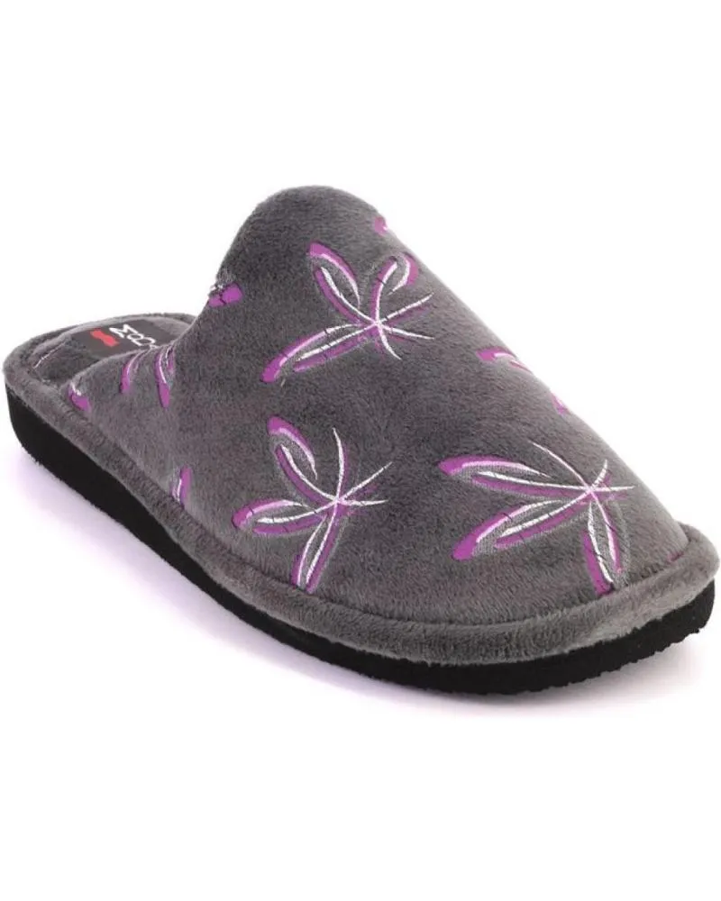 Calzado de casa OTRAS MARCAS  de Mujer VARIOS 3530 ZAPATILLAS DE CASA DE MUJER  GRIS