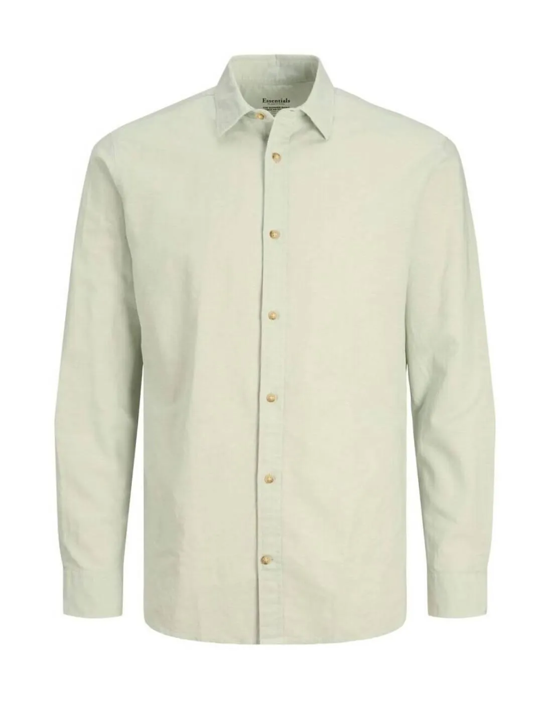 Camisa Jack&Jones Summer verde de lino para hombre