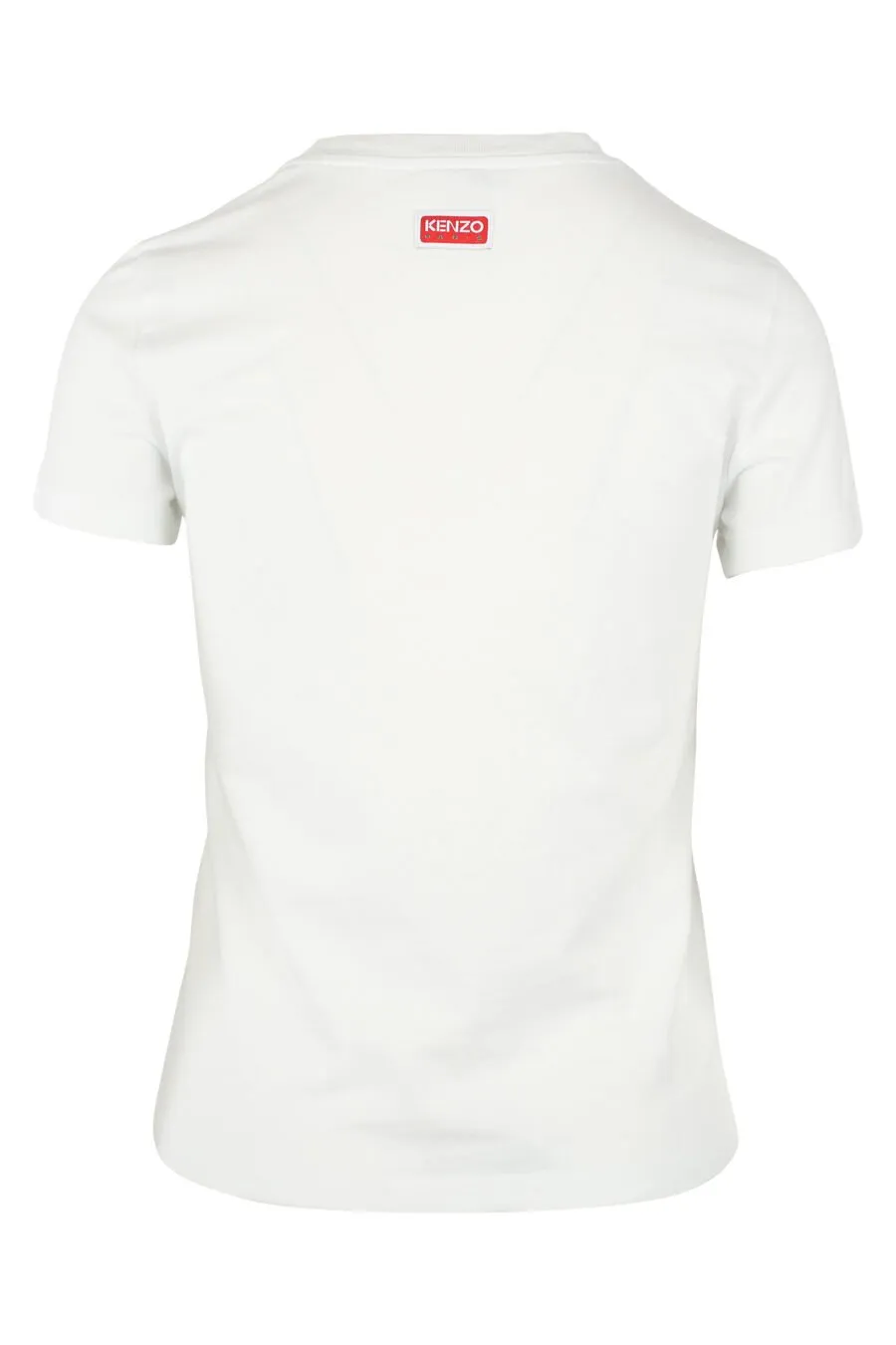 Camiseta blanca con maxilogo tigre