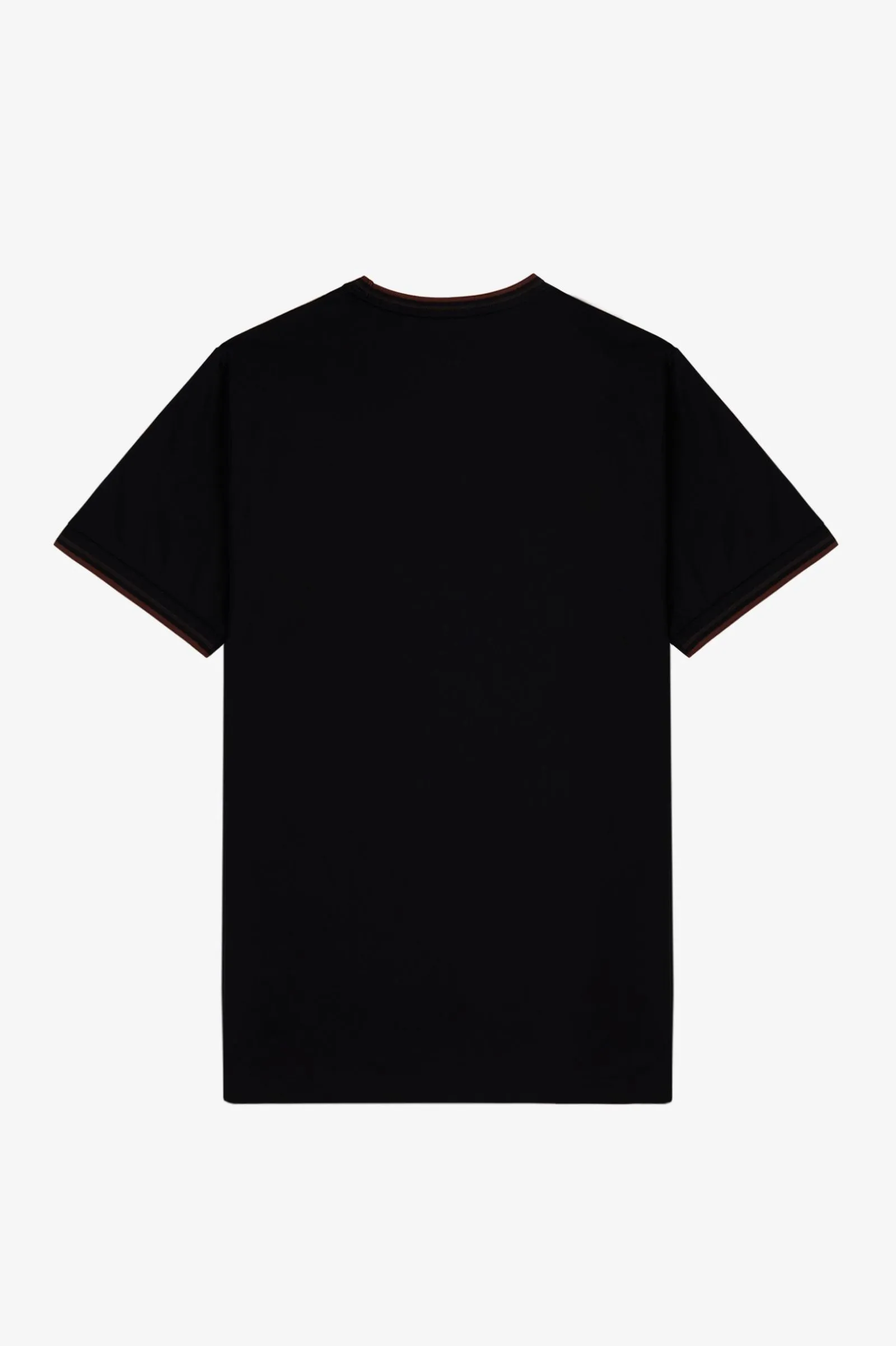 Camiseta con ribete con dos franjas