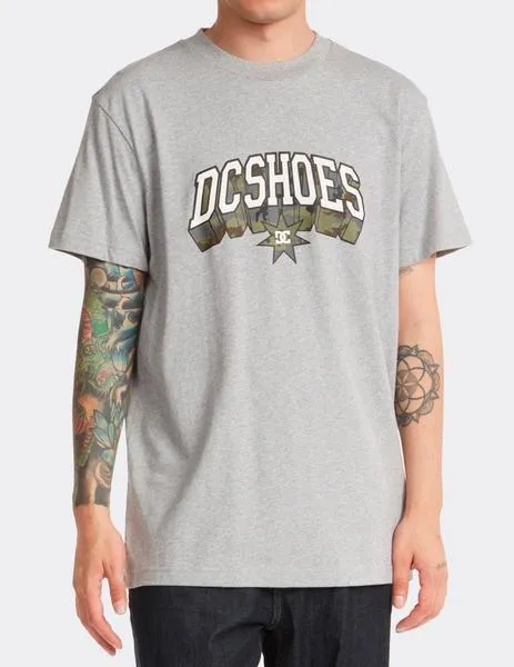 CAMISETA DC BUILT UP  HEATHER GREY