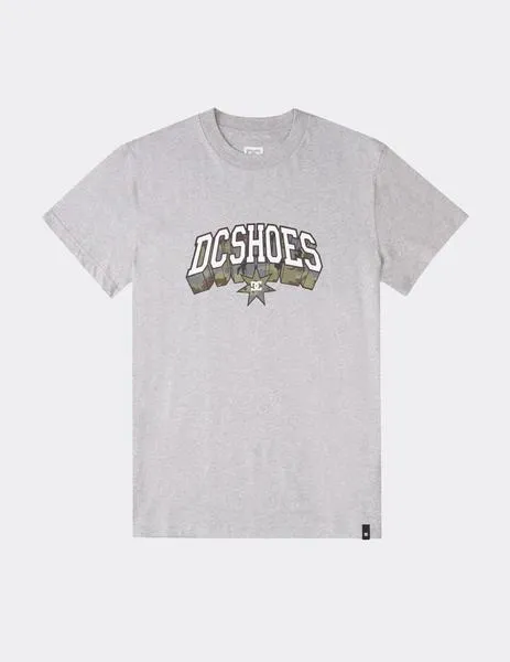 CAMISETA DC BUILT UP  HEATHER GREY