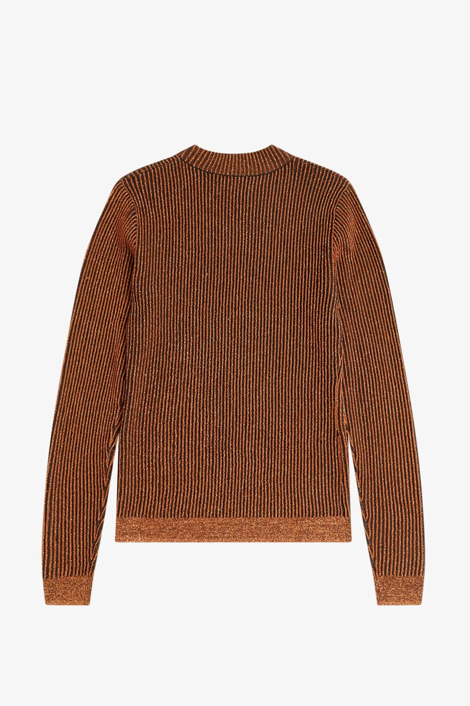Camiseta de canalé con cuello perkins