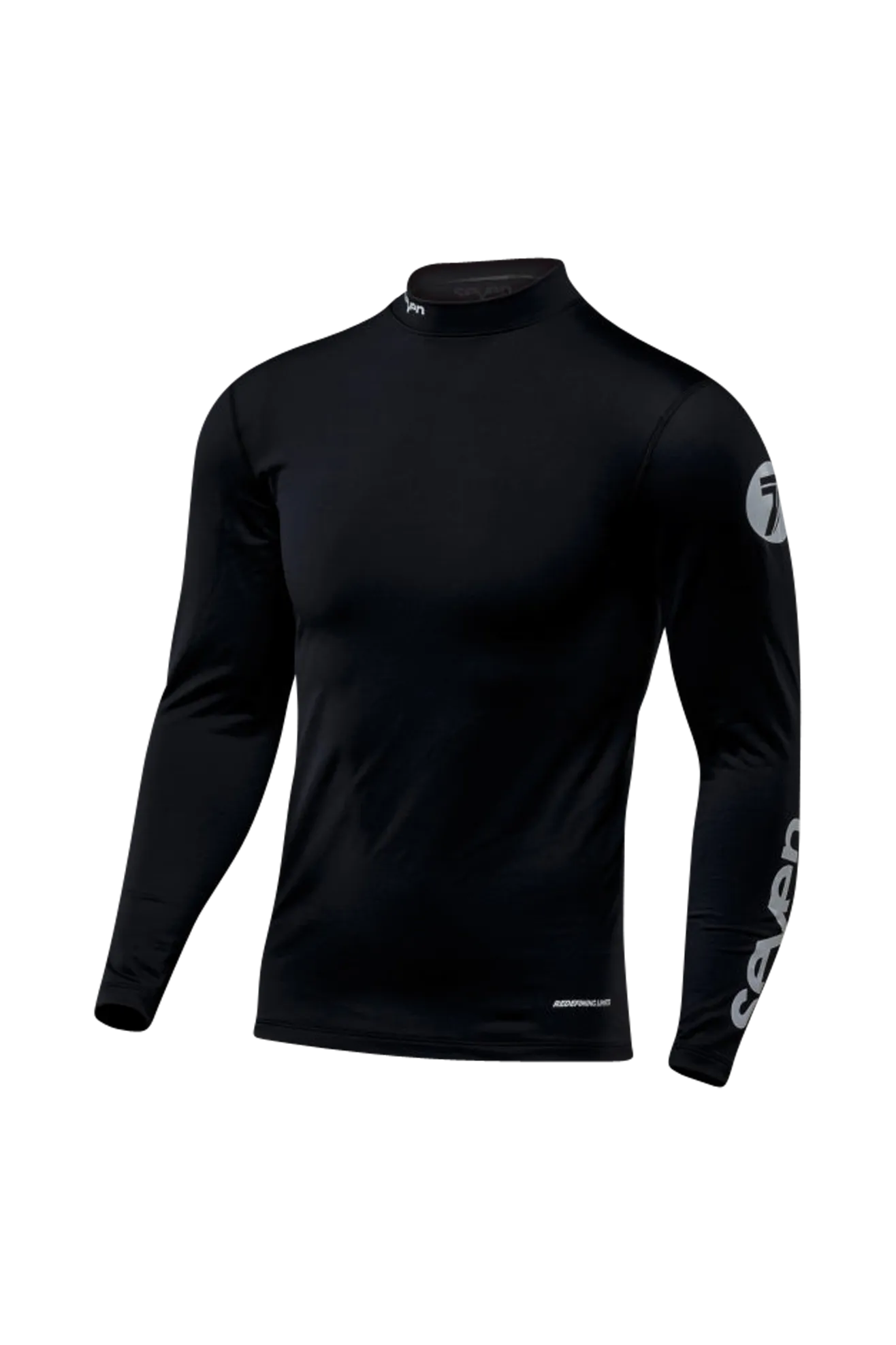 Camiseta de Cross de Compresión Seven Zero Cold Weather Negra