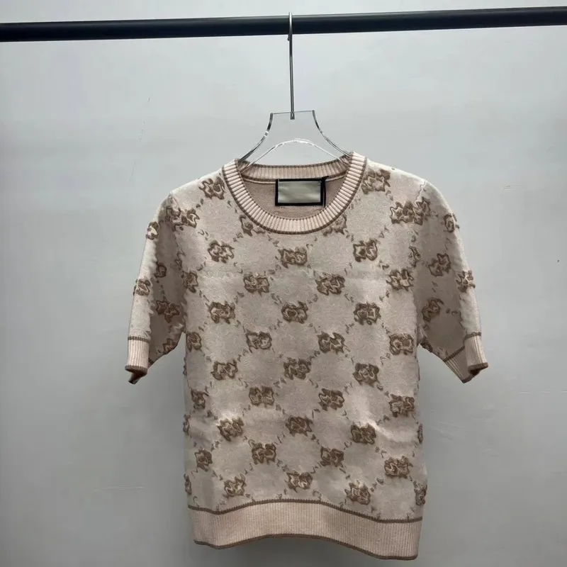 Camiseta de lujo de punto libre Camiseta de diseño femenino Summer Short Fashion Rand Camiseta diseñadora de alta calidad Múltip