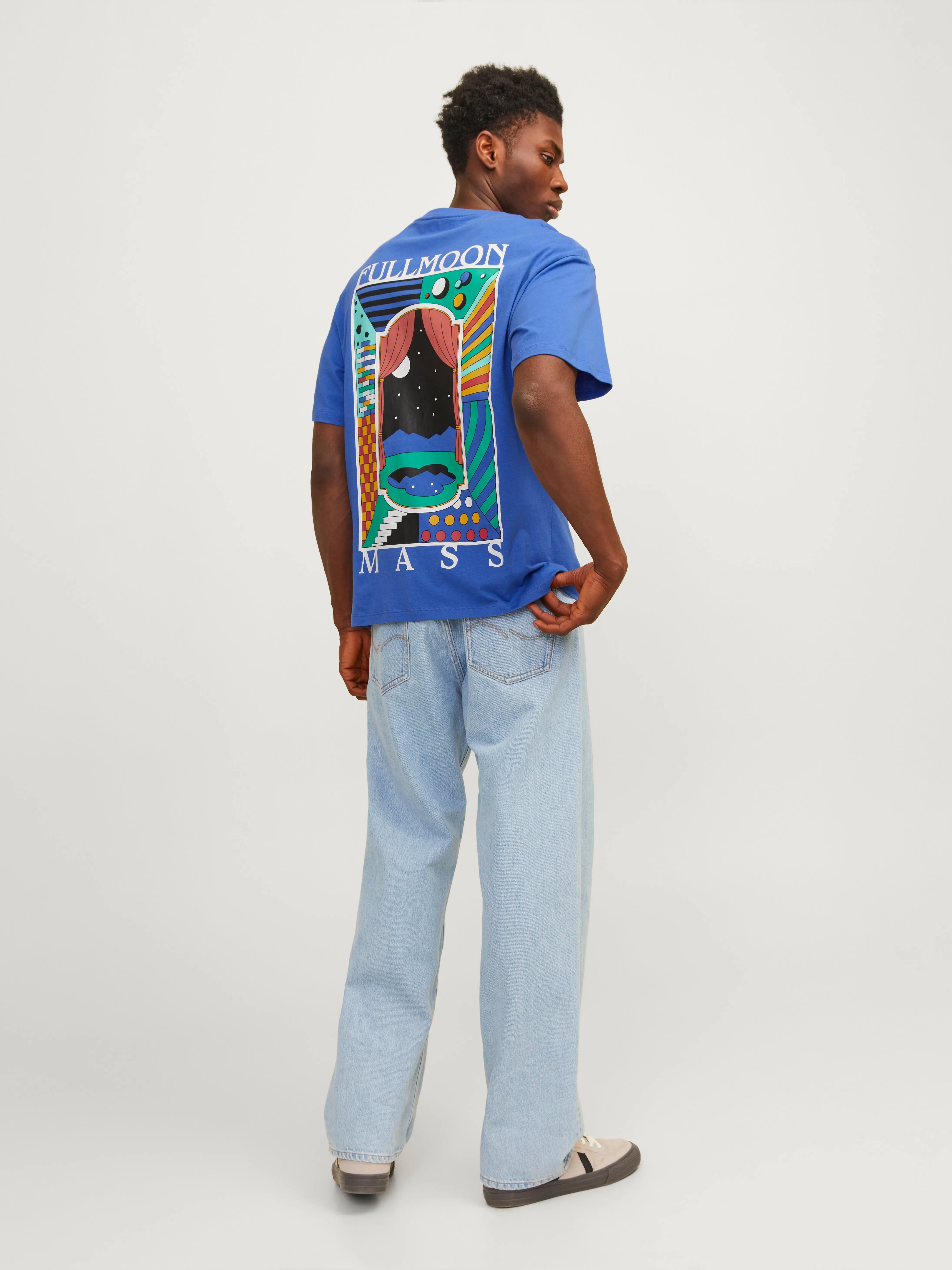 Camiseta Estampado Cuello redondo | Azul intermedio | Jack & Jones®