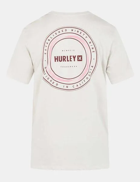 CAMISETA HURLEY EVD WHIRPOOL  BONE