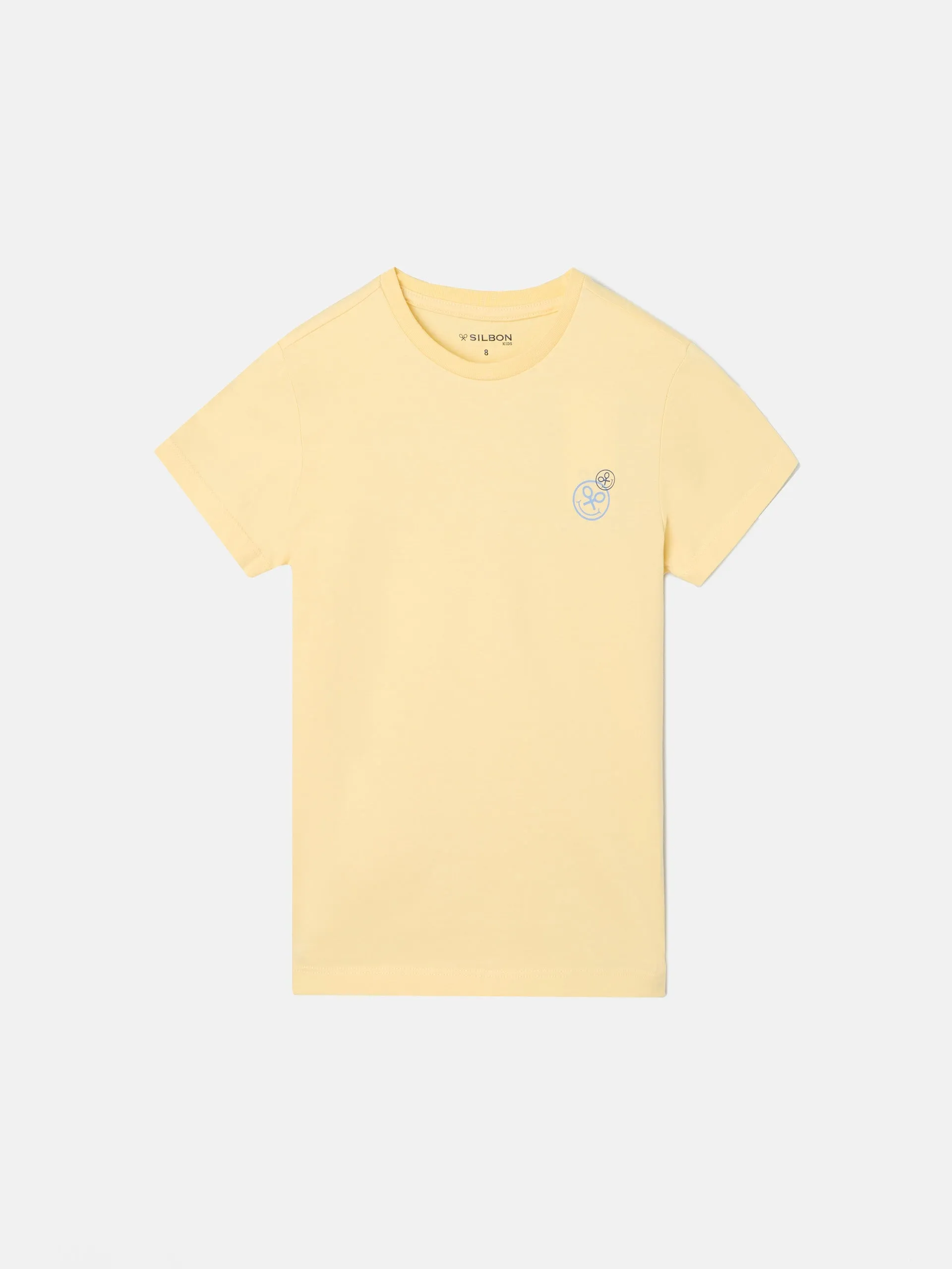 Camiseta kids happiness smiles amarilla