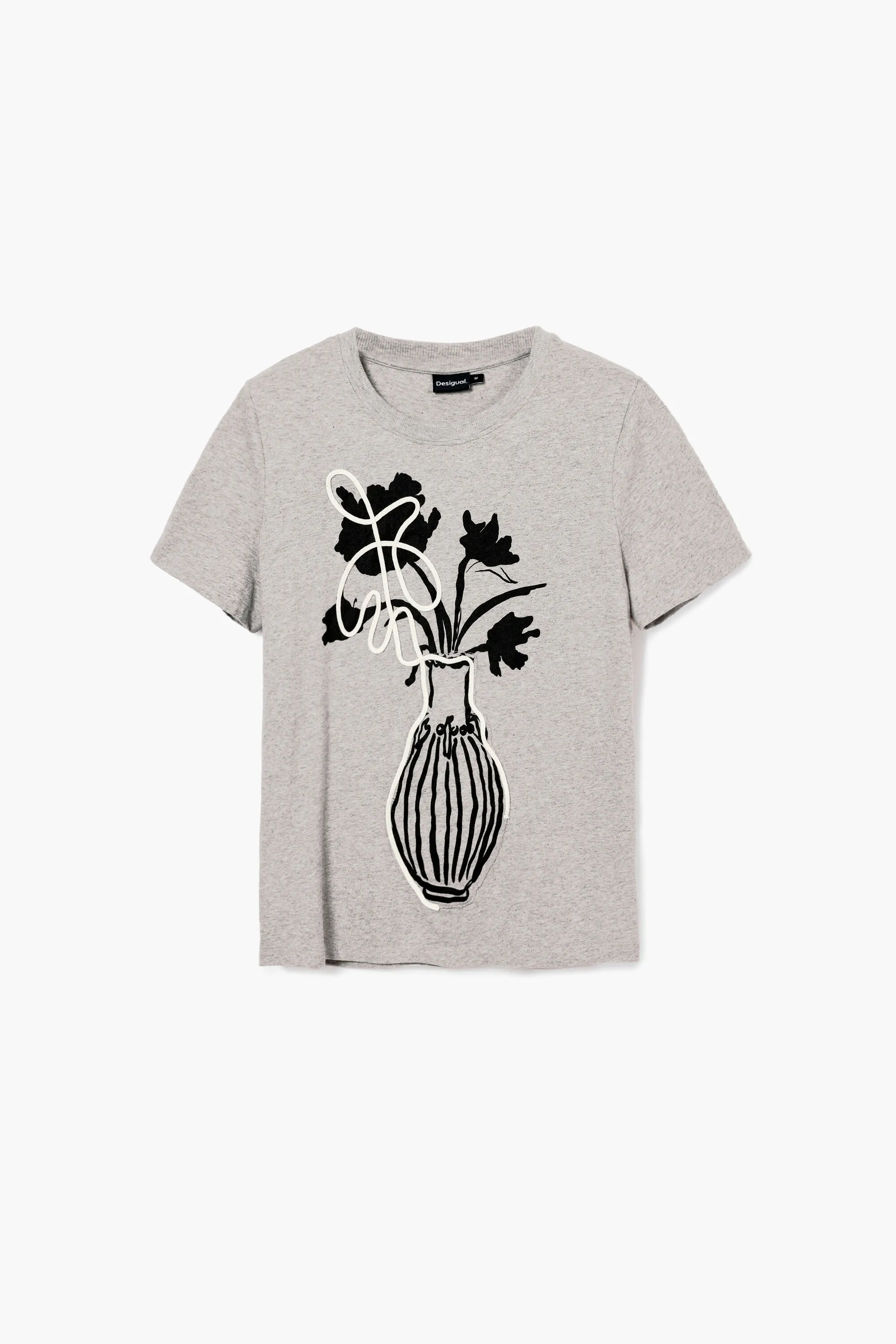 Camiseta lisa jarrón
