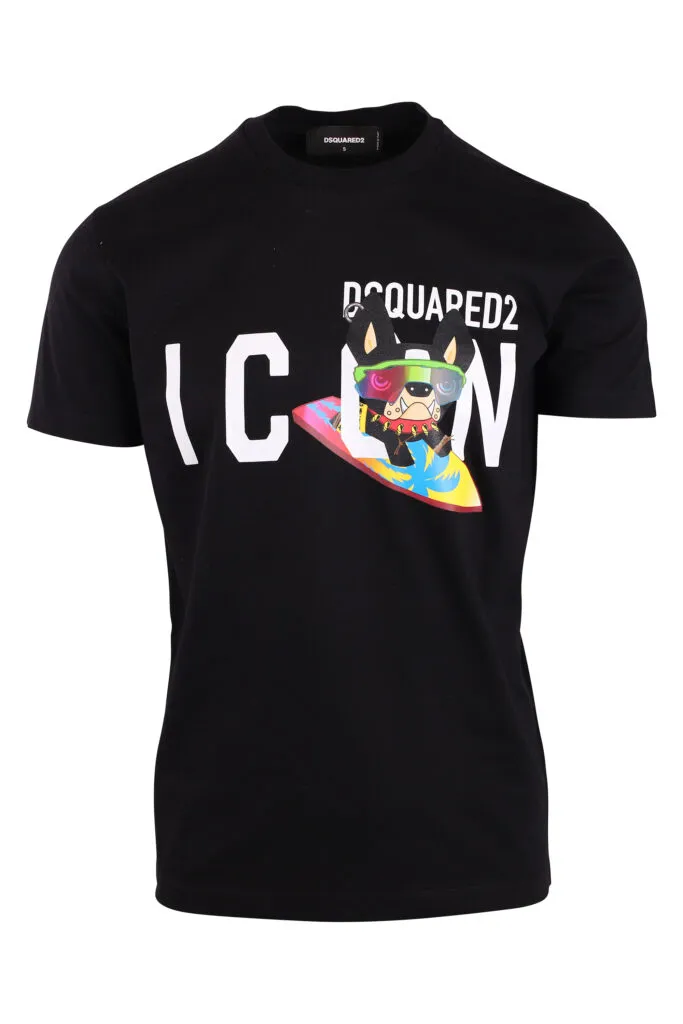 Camiseta negra con logo 