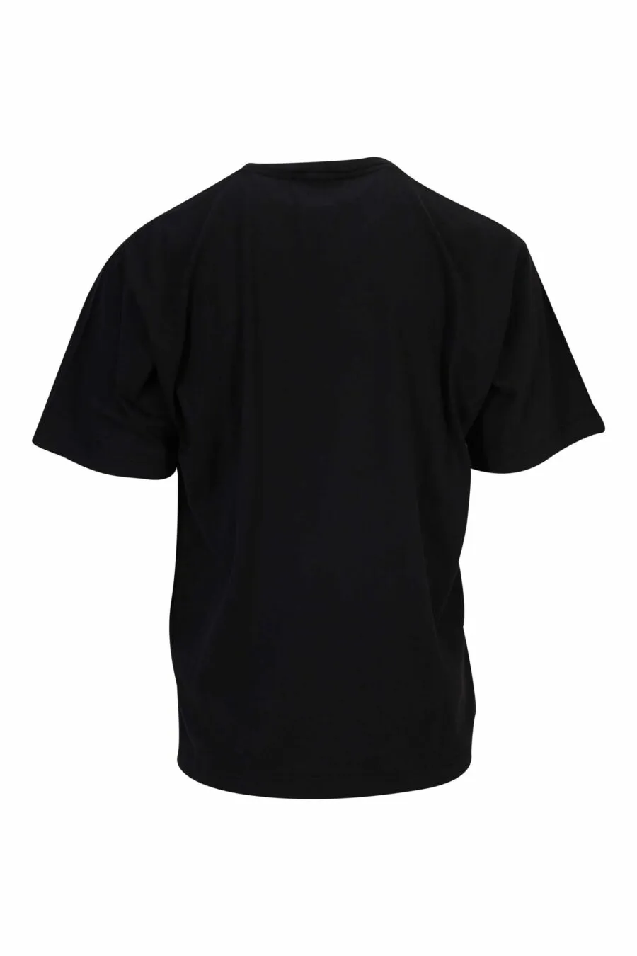 Camiseta negra con maxilogo brújula