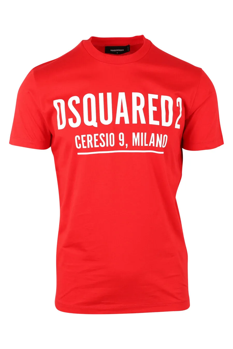 Camiseta roja con maxilogo 