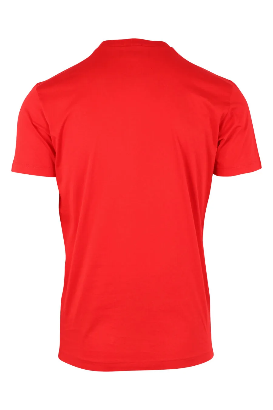 Camiseta roja con maxilogo 