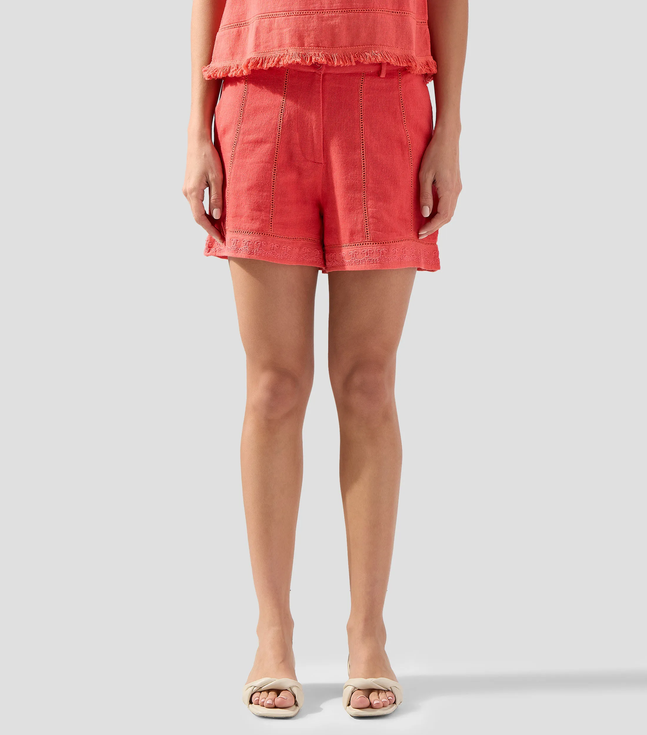Catamaran Short con crochet Mujer