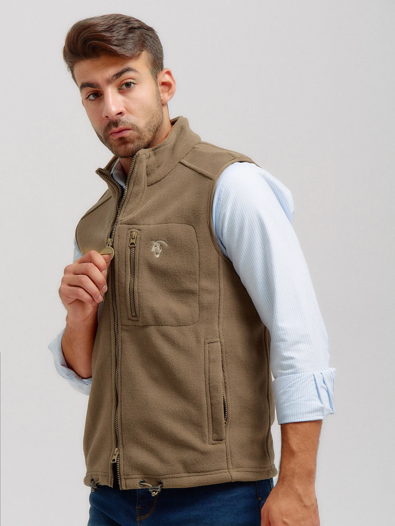 Chaleco Polar | Roble