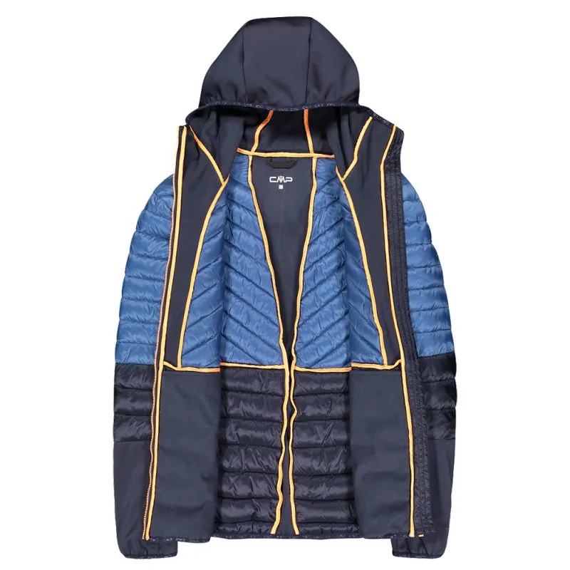 Chaqueta CMP Chaqueta híbrida de hombre con capucha fija (Bluestone) Hombre