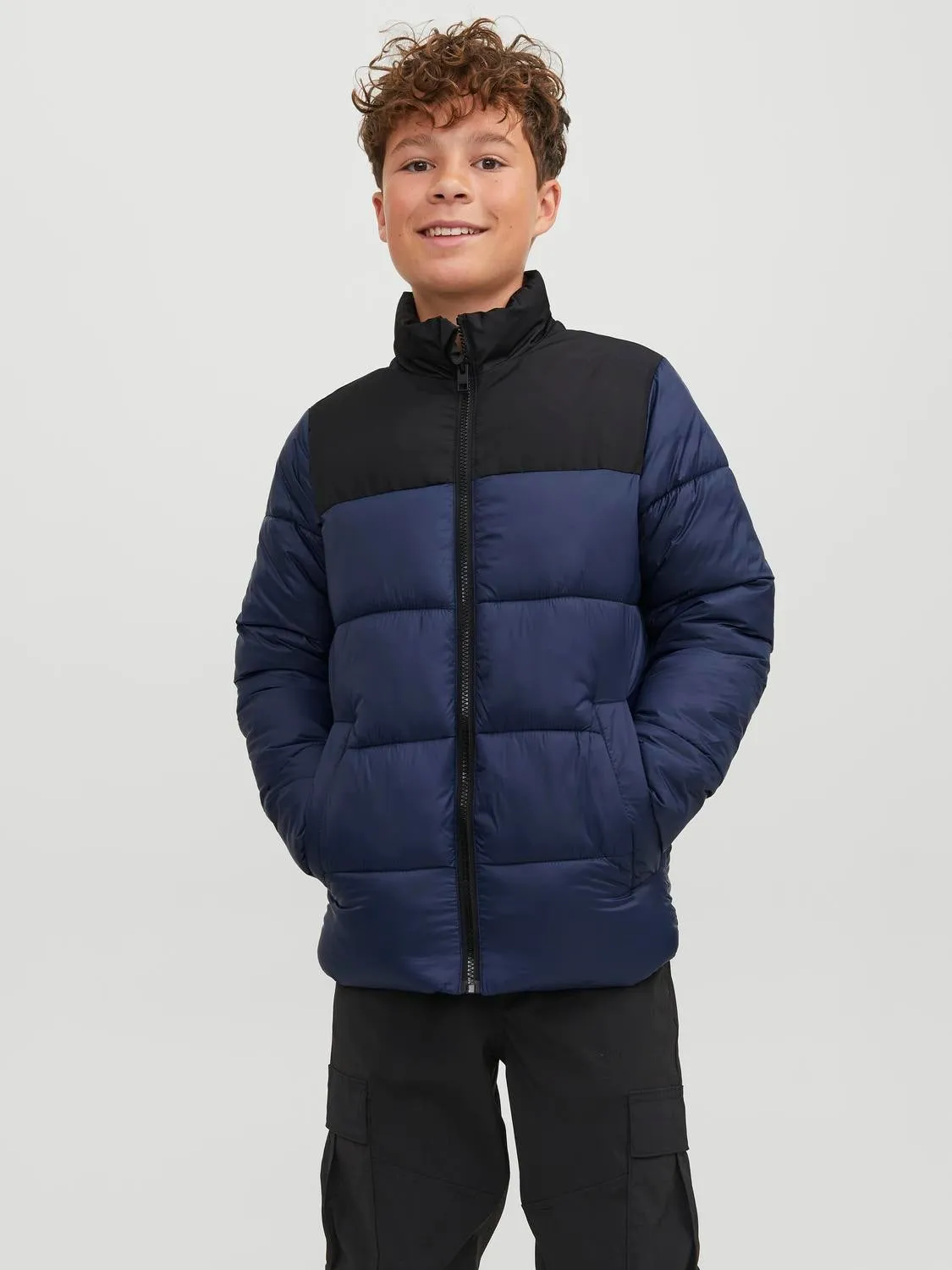 Chaqueta corta acolchada Junior | Azul oscuro | Jack & Jones®