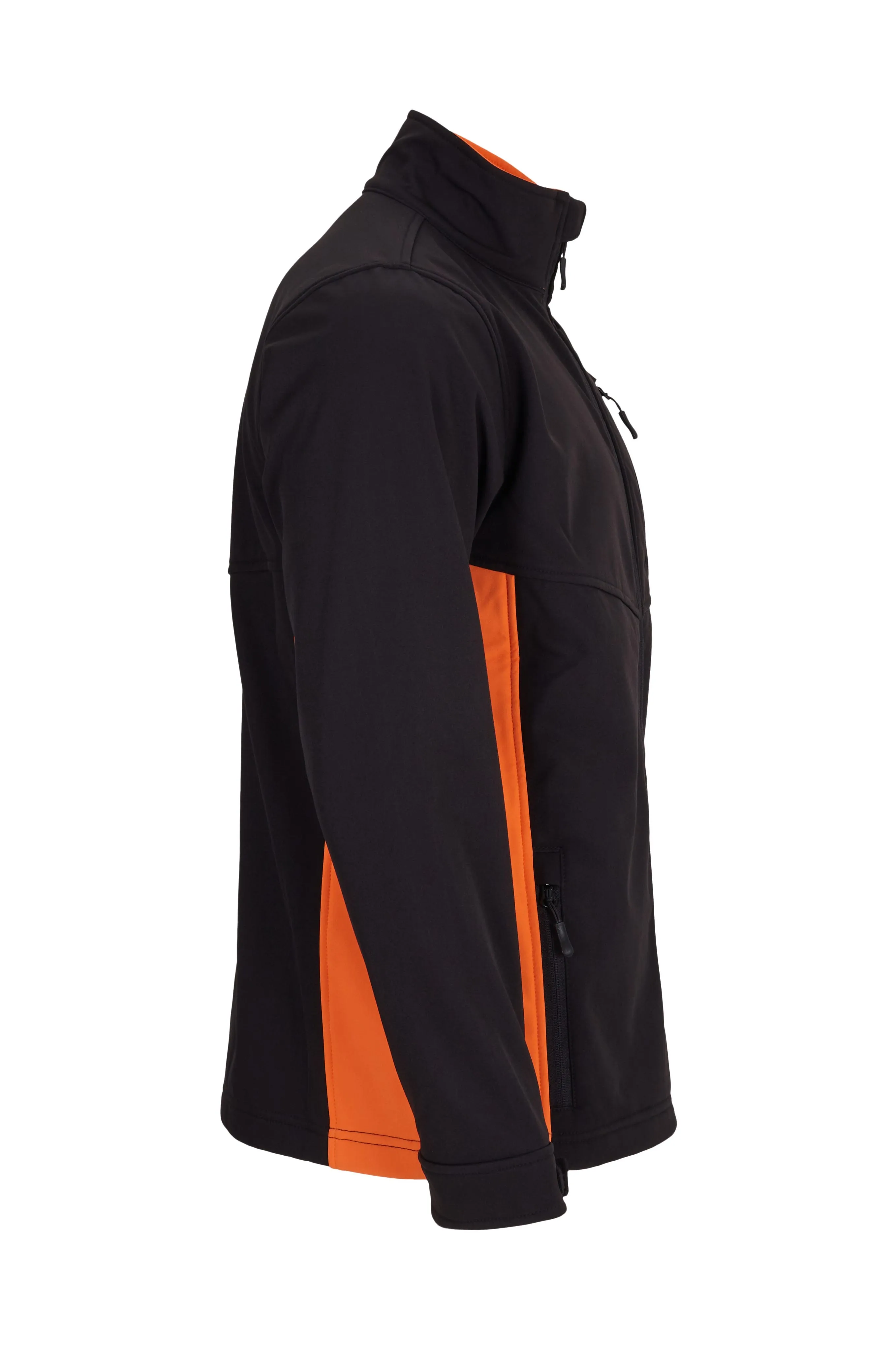 CHAQUETA CREMALLERA SOFTSHELL BICOLOR 