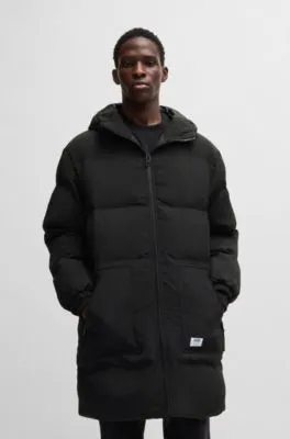 Chaquetón acolchado regular fit en tejido repelente al agua