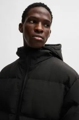 Chaquetón acolchado regular fit en tejido repelente al agua
