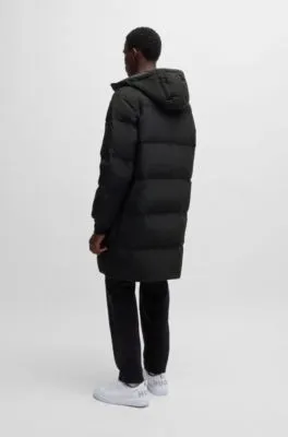 Chaquetón acolchado regular fit en tejido repelente al agua