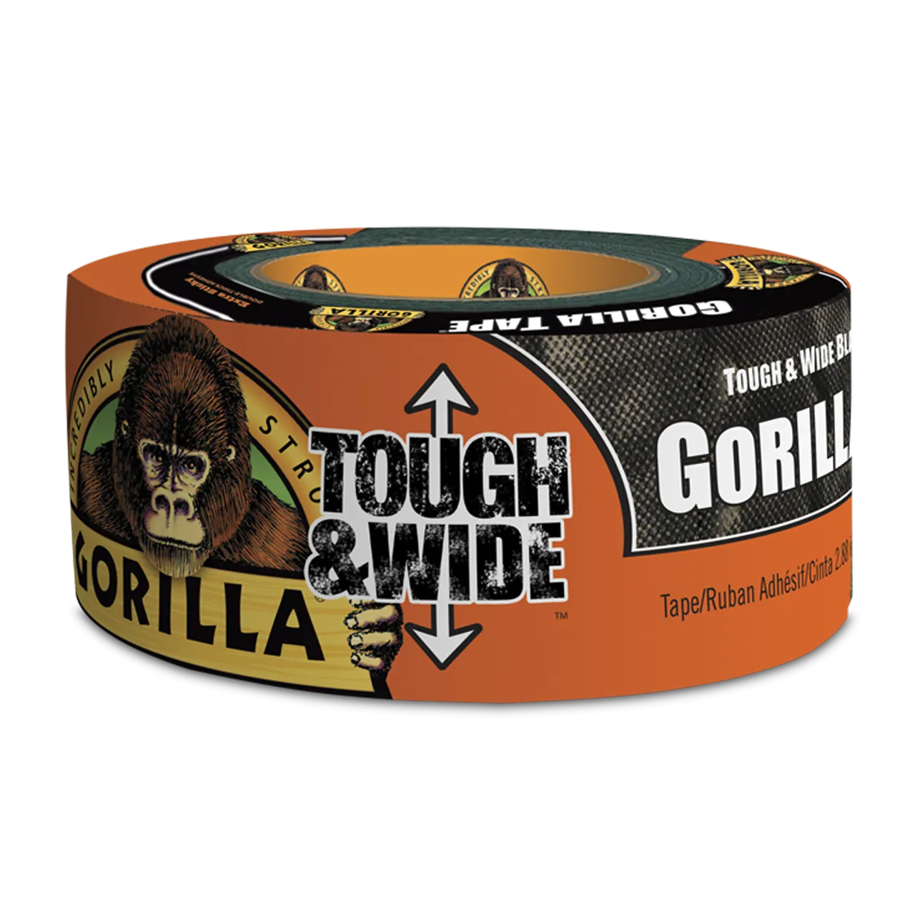 Cinta Adhesivagorilla Tough & Wide Negra 73mmx27m